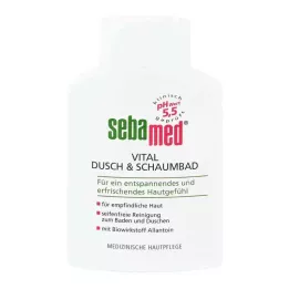 SEBAMED Vital brusebad + skumbad, 200 ml