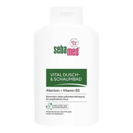 SEBAMED Vital brusebad + skumbad, 400 ml