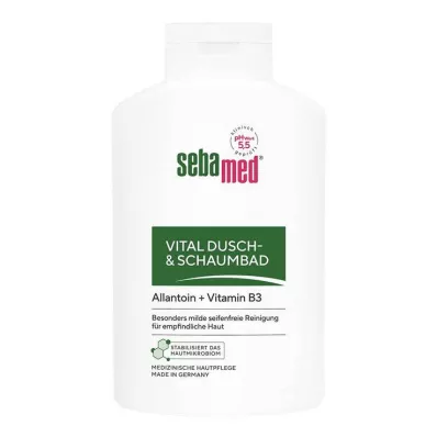 SEBAMED Vital brusebad + skumbad, 400 ml