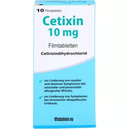 CETIXIN 10 mg filmovertrukne tabletter, 10 stk