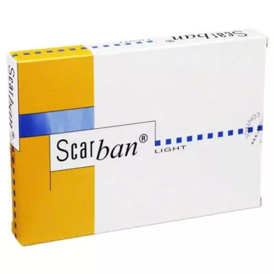 Scarban Light silikonebandage 5x7,5cm, 2 stk