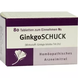 GINKGOSCHUCK Tabletter, 80 stk