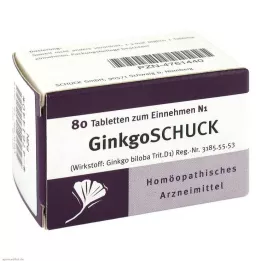 GINKGOSCHUCK Tabletter, 80 stk
