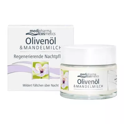 OLIVEN-MANDELMILCH Regenererende natpleje, 50 ml