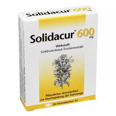 SOLIDACUR 600 mg filmovertrukne tabletter, 20 stk SOLIDACUR 600 mg filmovertrukne tabletter, 20 stk