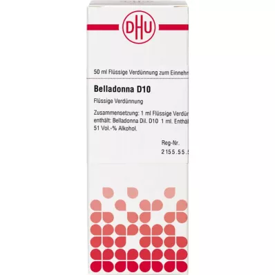 BELLADONNA D 10 fortynding, 50 ml