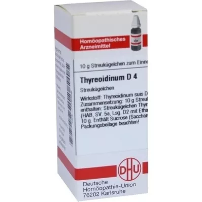 THYREOIDINUM D 4 kugler, 10 g