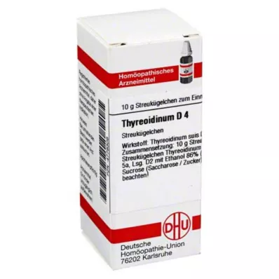 THYREOIDINUM D 4 kugler, 10 g