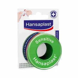 HANSAPLAST Fikseringsplaster Sensitive 2,5 cmx5 m, 1 stk