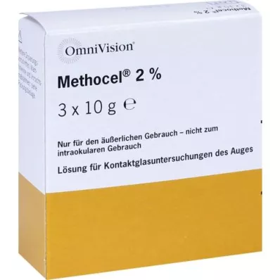 METHOCEL 2% øjendråber, 3X10 g