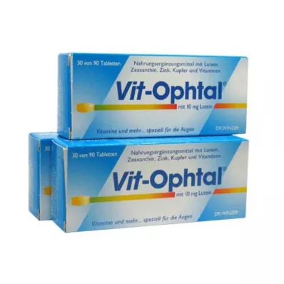 VIT OPHTAL med 10 mg luteintabletter, 90 stk