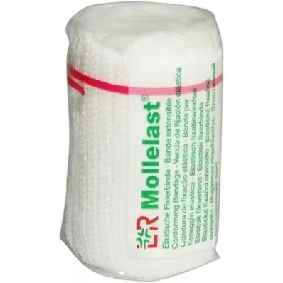 MOLLELAST Bandager 6 cmx4 m hvid, 1 stk