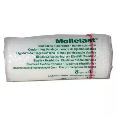 Mollelast 8cmx4m hvid, 1 stk