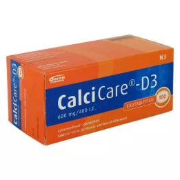 CALCICARE D3 tyggetabletter, 100 kapsler