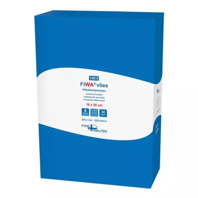 VLIESKOMPRESSEN 10x20 cm usteril 6-fold, 100 stk