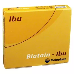 BIATAIN Ibu skumbandage 10x10 cm non-adherent, 5 stk