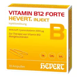 VITAMIN B12 HEVERT forte Injektionsampuller, 10X2 ml