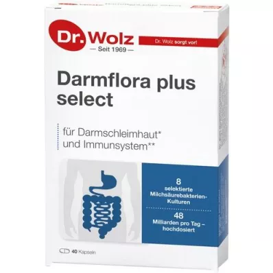 DARMFLORA plus udvalgte kapsler, 40 stk