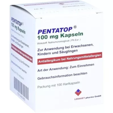 PENTATOP 100 mg kapsler hårde kapsler, 100 stk