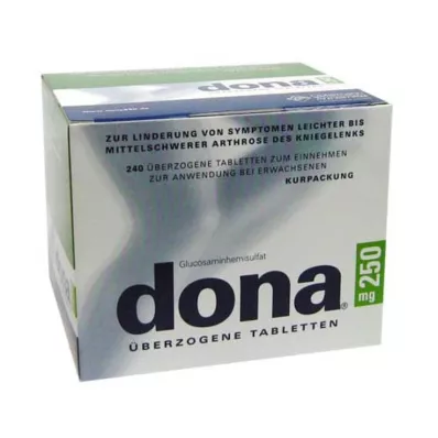 DONA 250 mg overtrukne tabletter, 240 stk