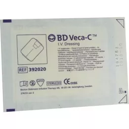 BD VECA-C Kateterfikseringsbandage 6x7,5 cm m. visningsvindue, 1 stk