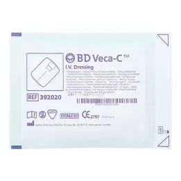 BD VECA-C Kateterfikseringsbandage 6x7,5 cm m. visningsvindue, 1 stk