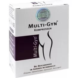 MULTI-GYN Kompresser til velvære i analområdet, 12 stk