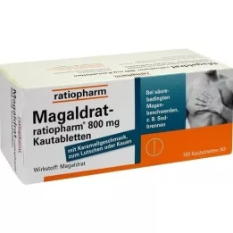 MAGALDRAT-ratiopharm 800 mg tabletter, 100 stk