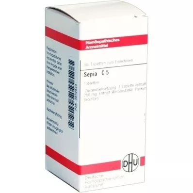 SEPIA C 5-tabletter, 80 kapsler