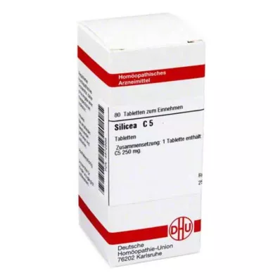 SILICEA C 5-tabletter, 80 kapsler