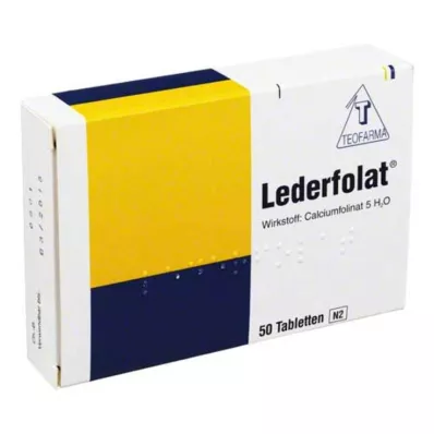 Lederfolat tabletter, 50 stk