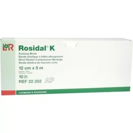 ROSIDAL K-bandage 12 cmx5 m, 10 stk