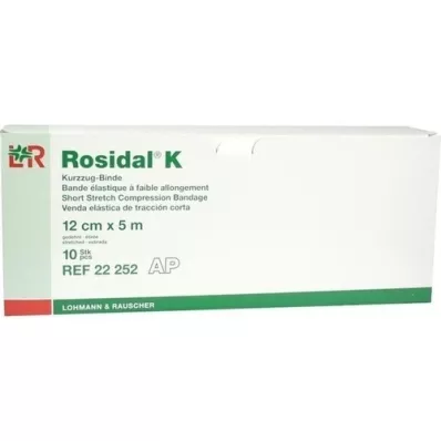 ROSIDAL K-bandage 12 cmx5 m, 10 stk