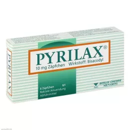 PYRILAX 10 mg suppositorier, 6 stk