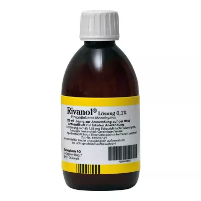 RIVANOL Opløsning 0,1%, 300 ml