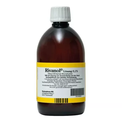RIVANOL Opløsning 0,1%, 500 ml RIVANOL Opløsning 0,1%, 500 ml