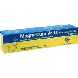 MAGNESIUM VERLA Brusetabletter, 20 stk