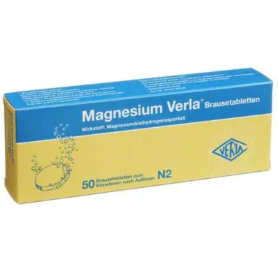 MAGNESIUM VERLA Brusetabletter, 50 stk