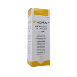MEDIHONEY Antibakteriel sårgel, 5X20 g