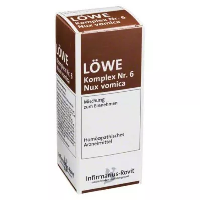 Lion Complex nr. 6 Nux Vomica dråber, 100 ml