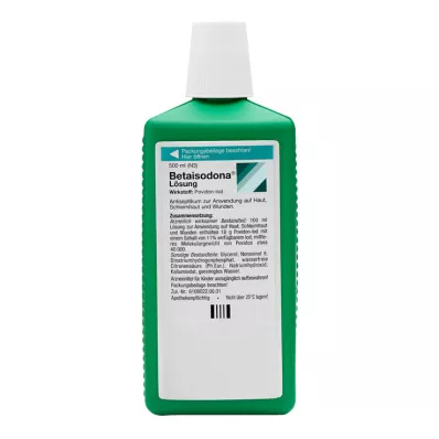 BETAISODONA Opløsning, 500 ml