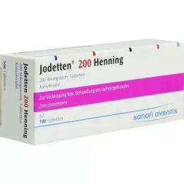 JODETTEN 200 Henning-tabletter, 100 stk