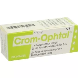 CROM-OPHTAL Øjendråber, 10 ml