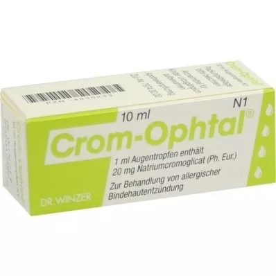 CROM-OPHTAL Øjendråber, 10 ml