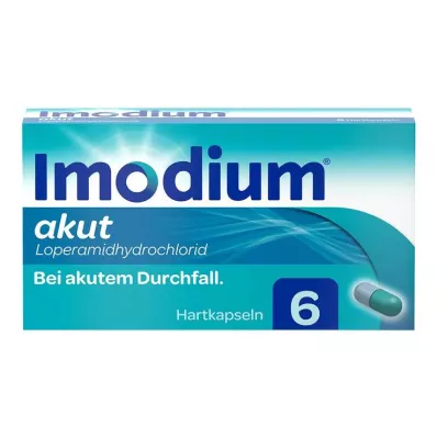 IMODIUM akutte hårde kapsler, 6 stk