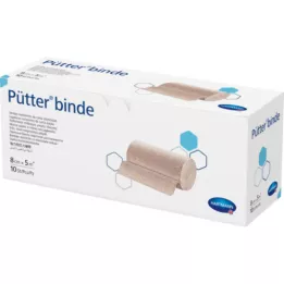 PÜTTER Bandage 8 cmx5 m, 10 stk