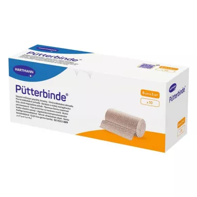 PÜTTER Bandage 8 cmx5 m, 10 stk