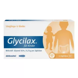 GLYCILAX Stikpiller til børn, 6 stk