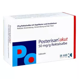 POSTERISAN Akut salve med anal dilatator, 25 g