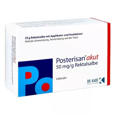 POSTERISAN Akut salve med anal dilatator, 25 g
